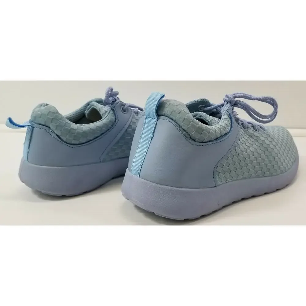 BG) Take A Walk Women's Light Baby Blue Lace Up Sneakers Size 9